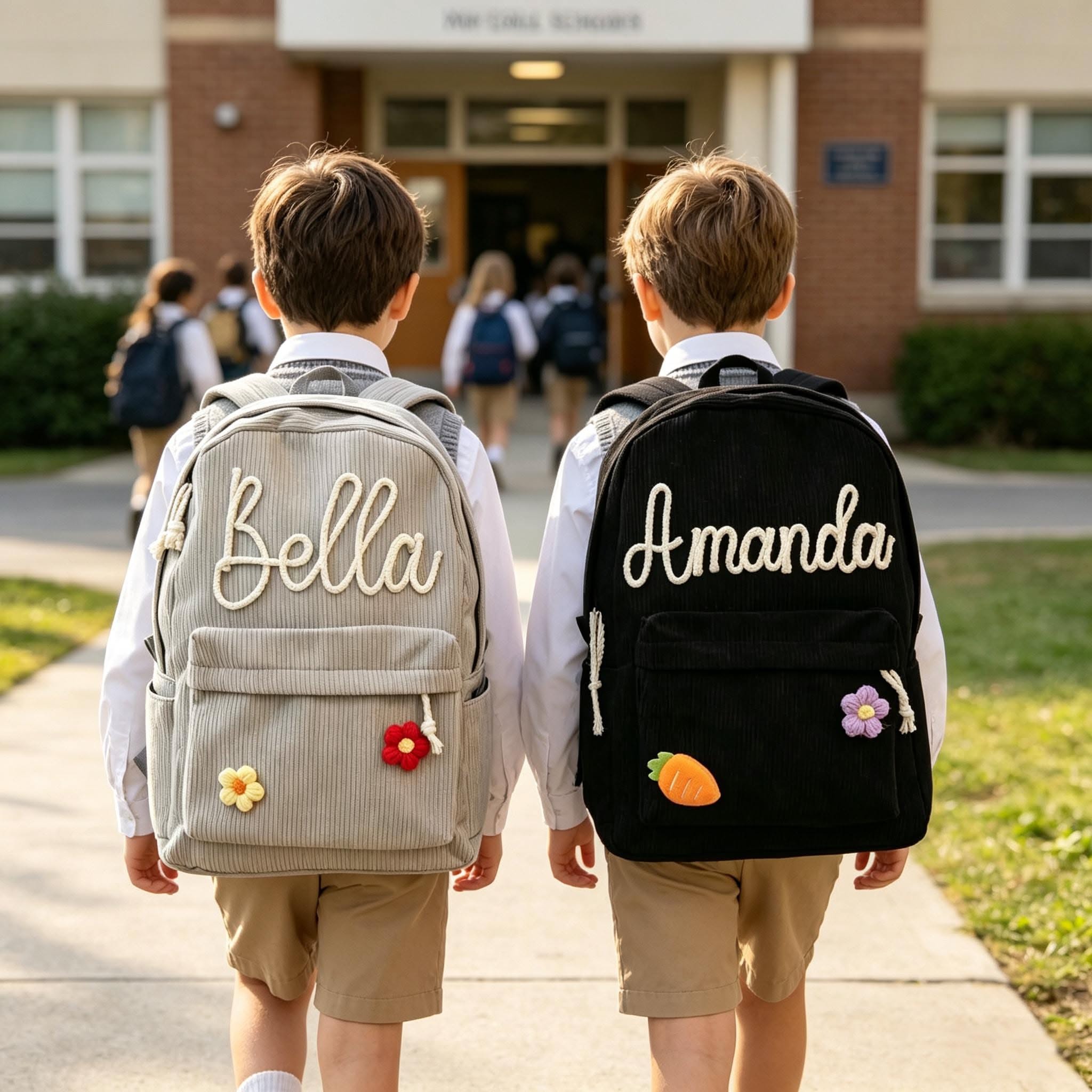 Personalized Toddler Backpack, Custom Name Kids Bag, Summer Camp Bag, School Gift