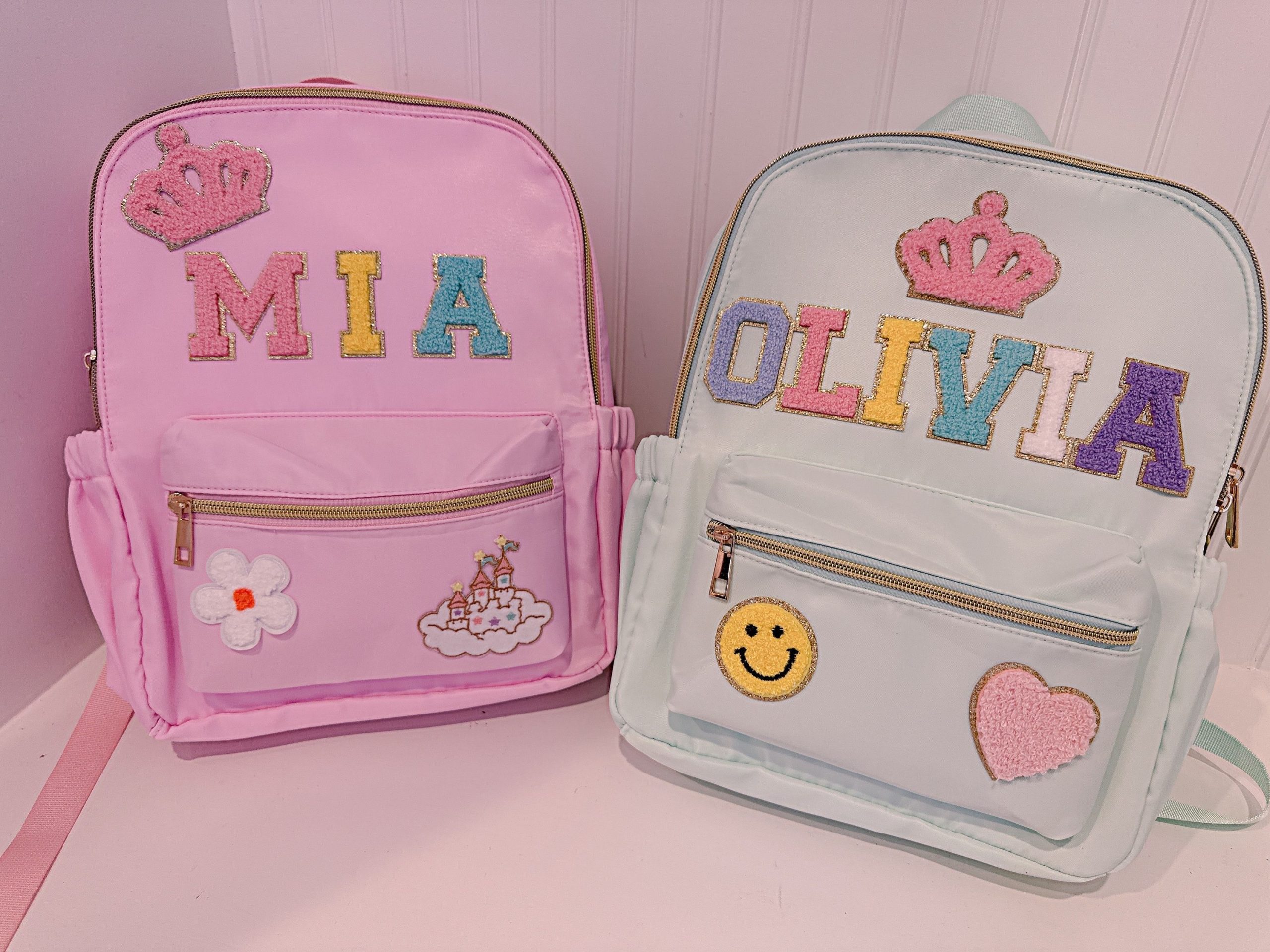 Personalized Toddler Backpack: Custom Name Patches, Back to School – Etsy